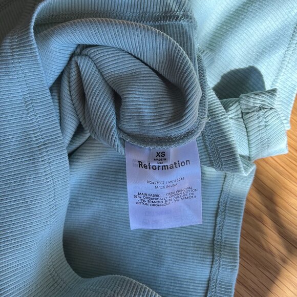 Reformation Muse Tee - Celadon - Picture 5 of 7